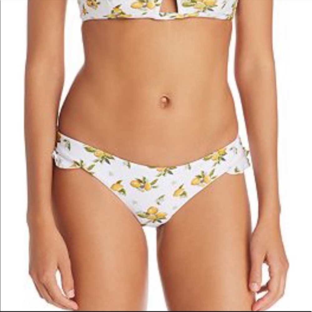 For Love & Lemons Lemon Bathing Suit Bottoms